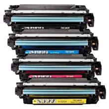 Compatible HP Color CM3530/CP3525 Series Toner Set